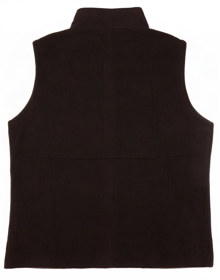 Trigema Dame Fleece Gilet UK 14 Medium Sort Polyester