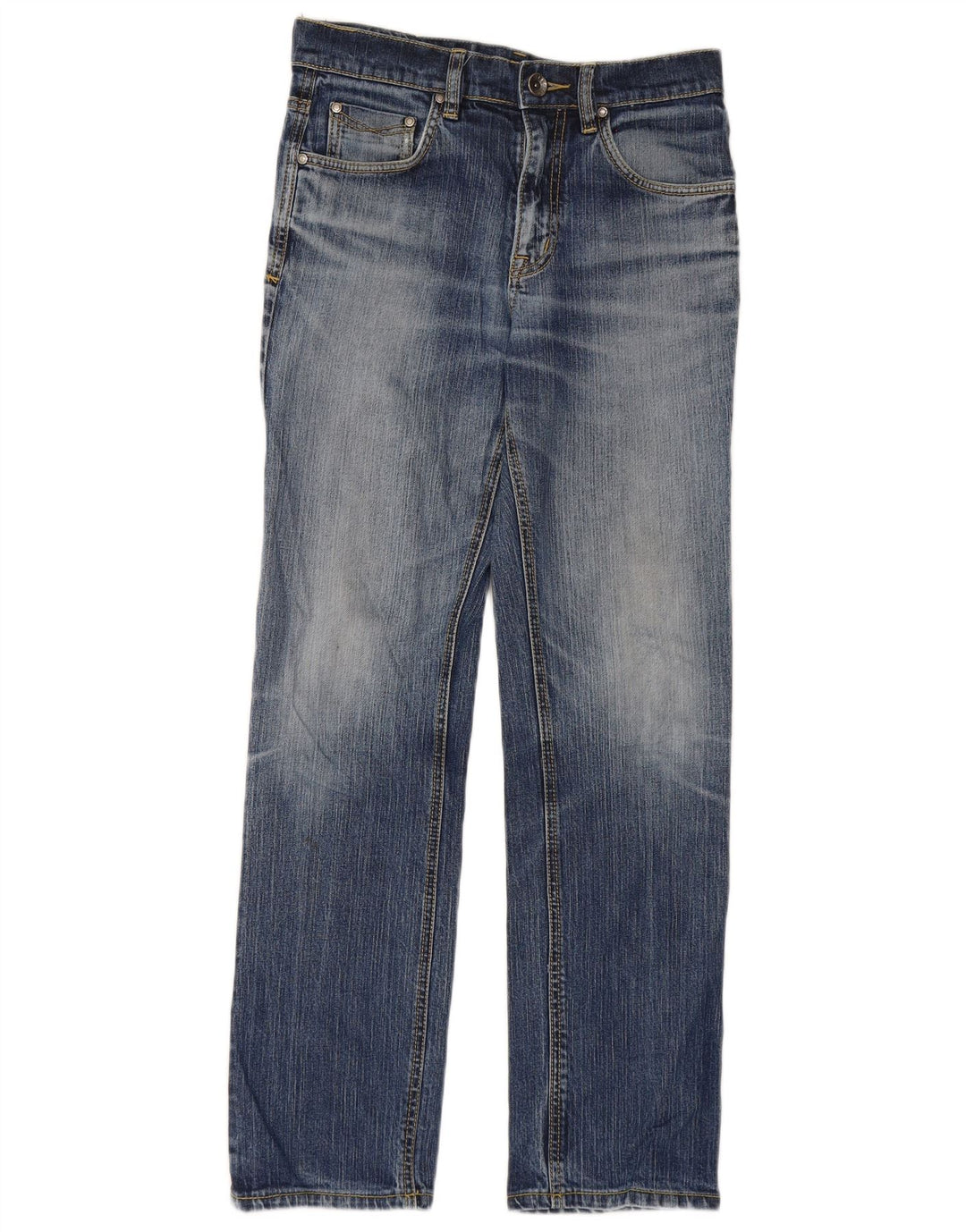 Rifle Dame Straight Jeans W30 L29 Blå Bomuld