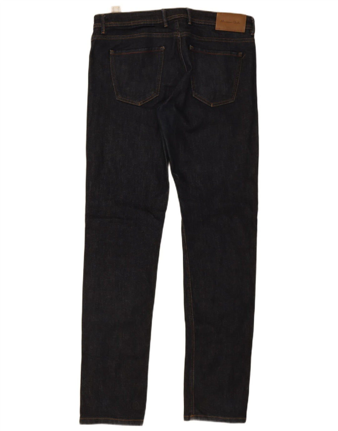 Massimo Dutti Herre Slim Jeans EU 42 Large W32 L32 Marineblå Bomuld
