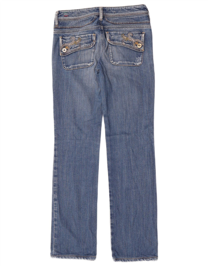 Diesel Dame Muze Straight Jeans W27 L30 Blå Bomuld