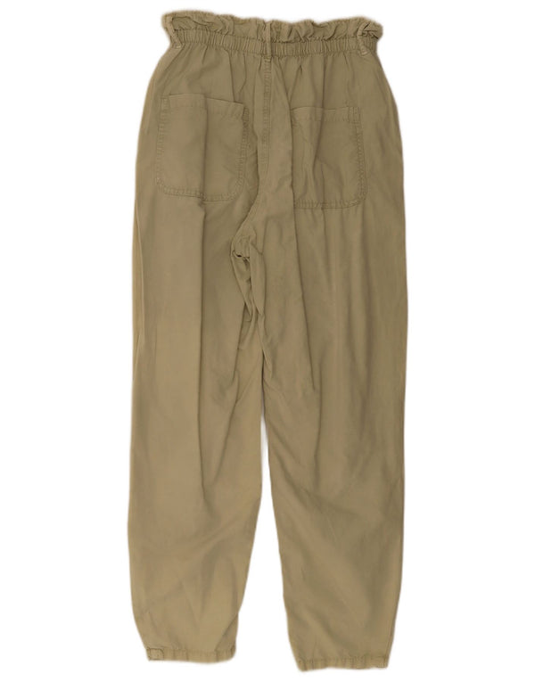 Zara koniske chinobukser til kvinder EU 34 2XS W24 L28 Khaki