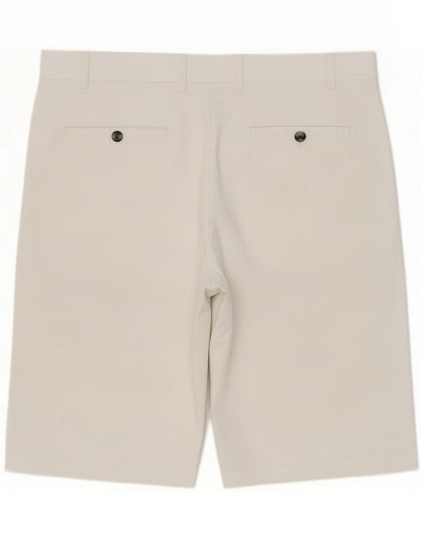 Marks & Spencer Mens Chino Shorts Large W34 White Cotton