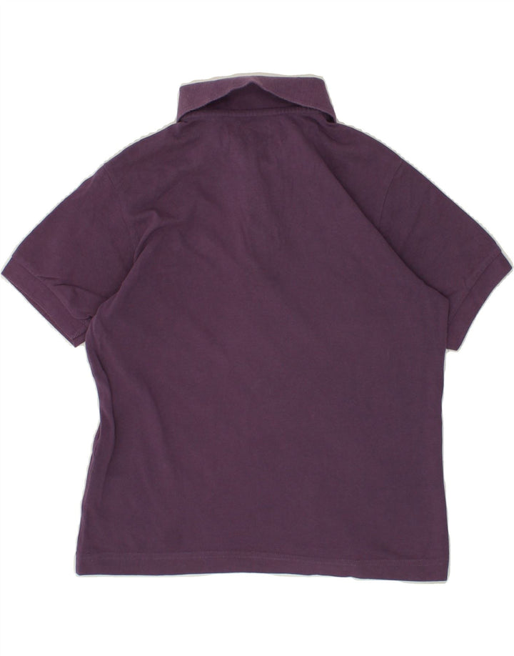 KAPPA Womens Polo Shirt UK 14 Medium Purple Cotton Vintage Kappa and Second-Hand Kappa from Messina Hembry 
