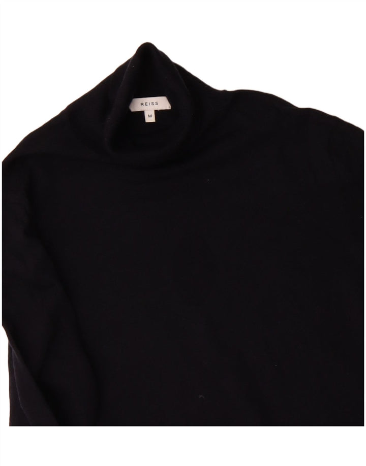 Reiss Herre rullehals sweater Medium marineblå uld