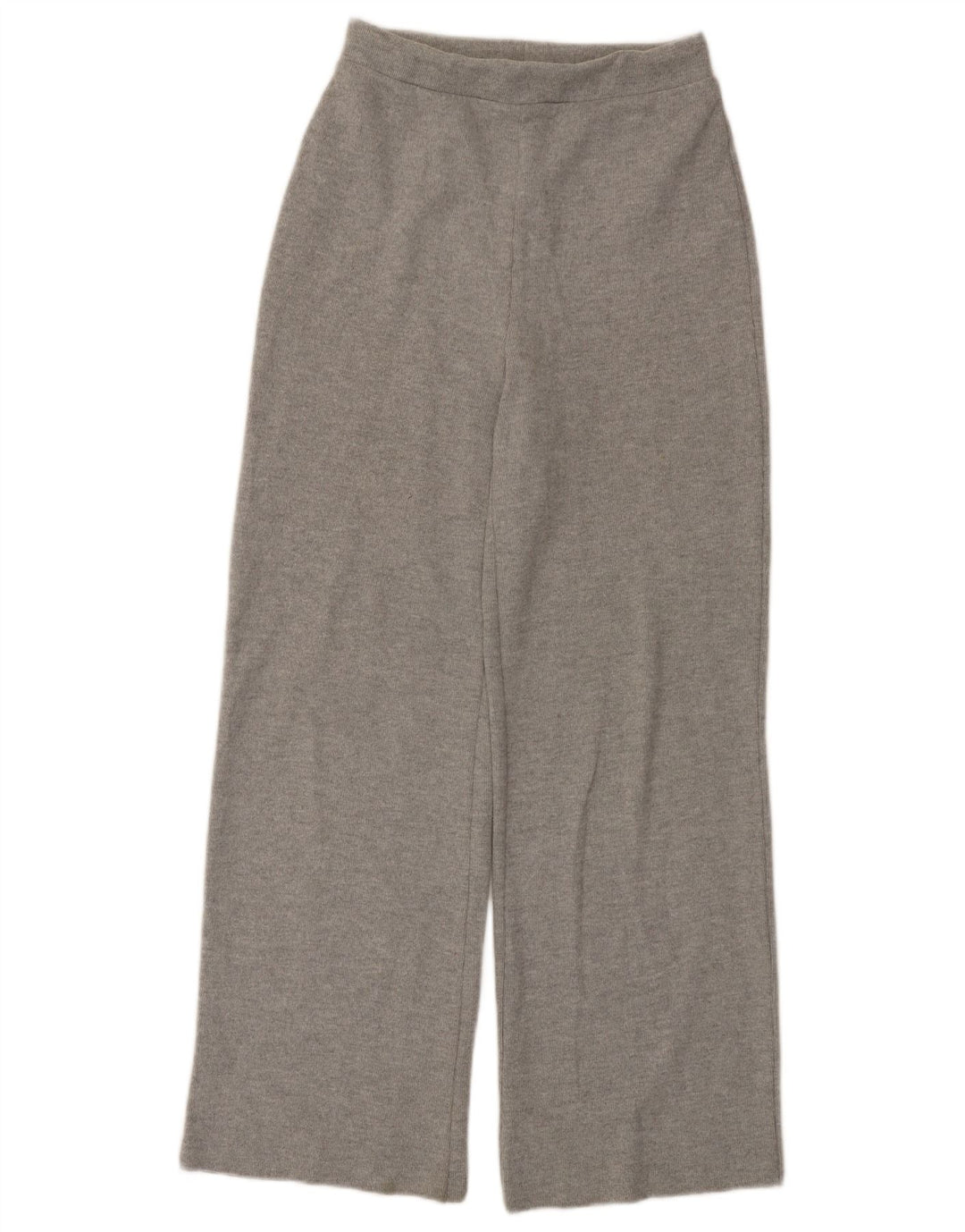 Zara Træningsdragtsbukser til kvinder UK 8 Small Grå Flecked Polyester