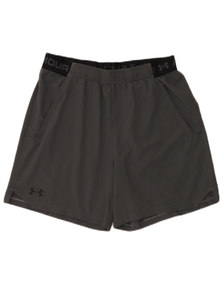 Under Armour Grafiske Sportsshorts til mænd Stor grå farveblok