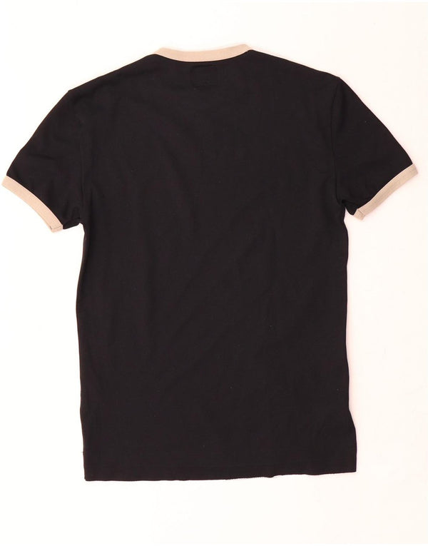 Energie Dame T-Shirt Top UK 12 Medium Sort Colourblock Nylon