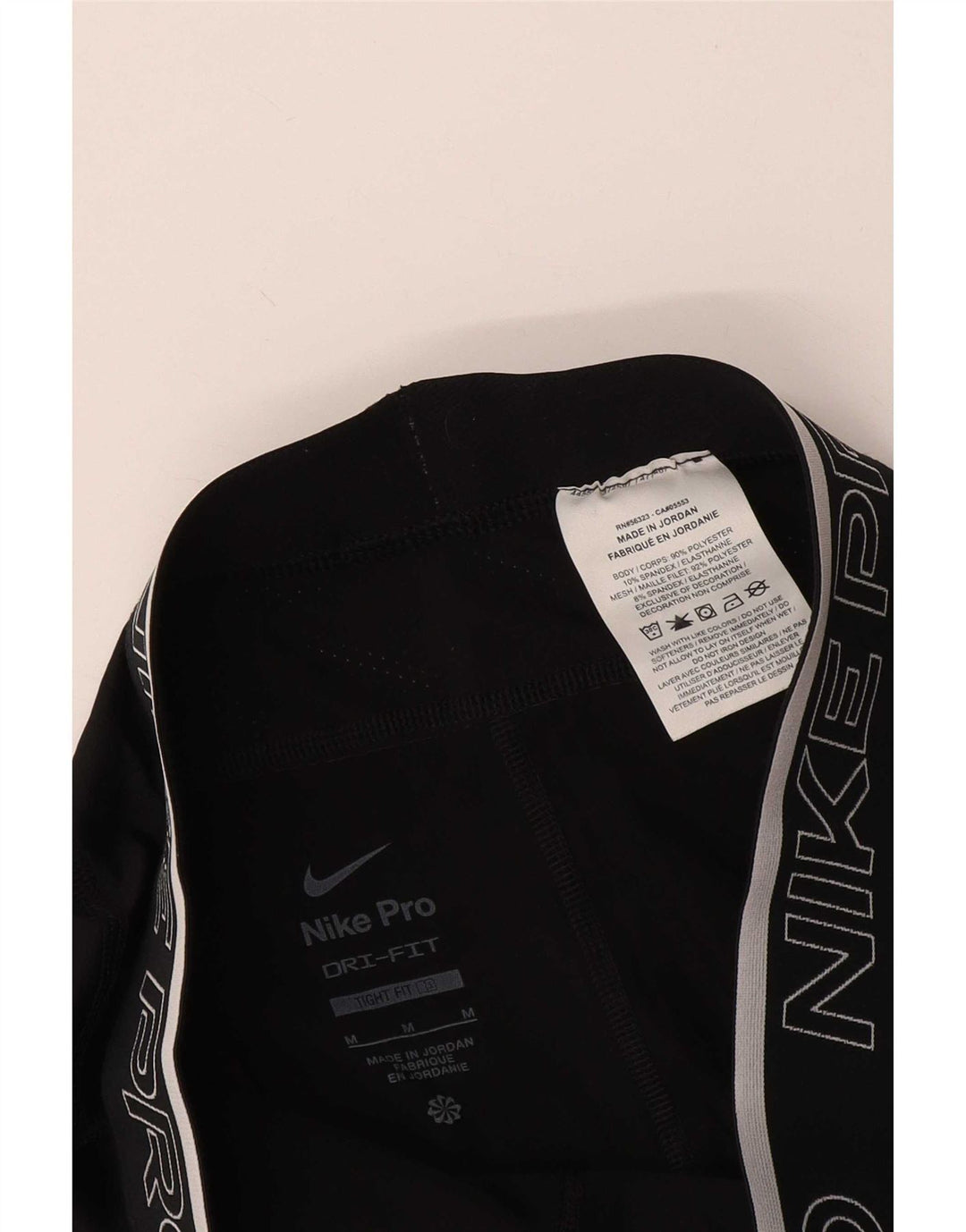 Nike Herre Dri Fit Grafiske Capri Leggings Medium Sort Polyester