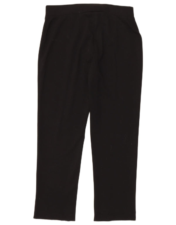 Marks & Spencer Lige fritidsbukser til kvinder UK 12 Medium W30 L27 Sort