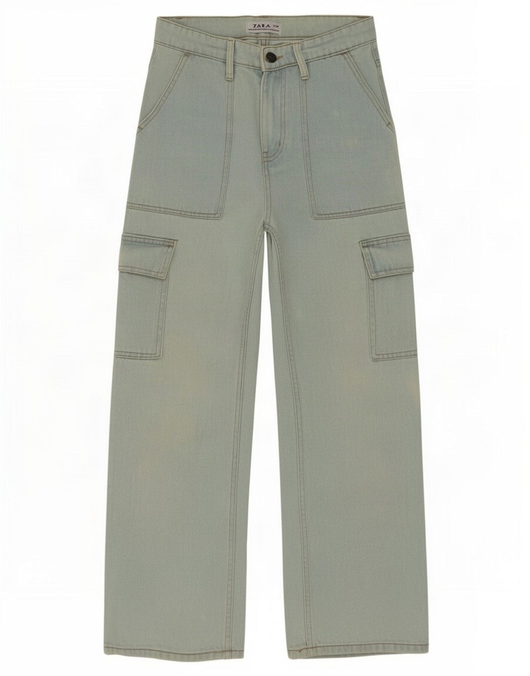 Zara Herre Cargo Loose Jeans W28 L27 Blå