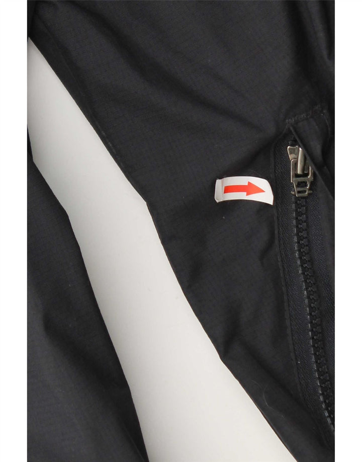 Superdry Grafisk regnjakke til kvinder UK 12 Medium Navyblå nylon