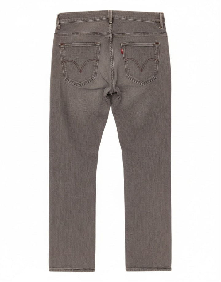 Levi's Dame 511 Skinny Jeans W33 L30 Grå Bomuld