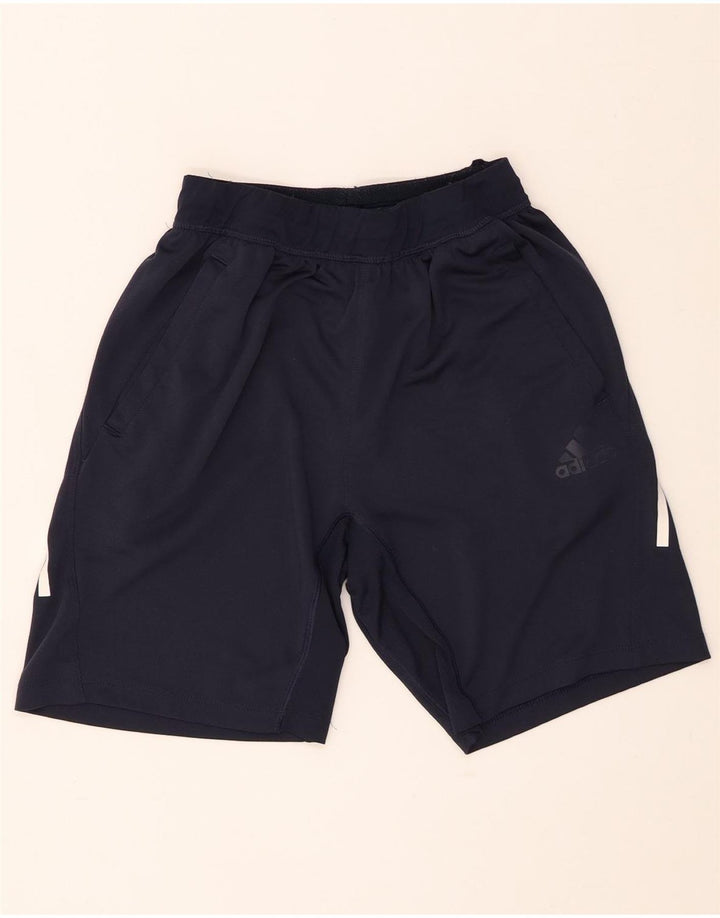 Adidas drenge sportsshorts 7-8 år marineblå polyester