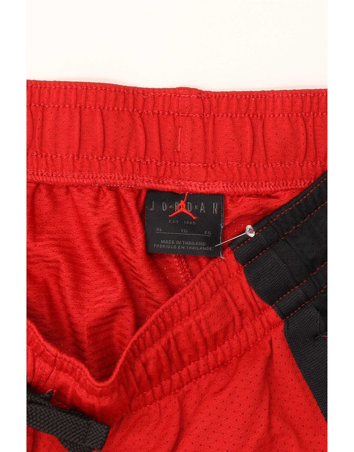Jordan Sportsshorts til mænd XL Rød Colourblock Polyester