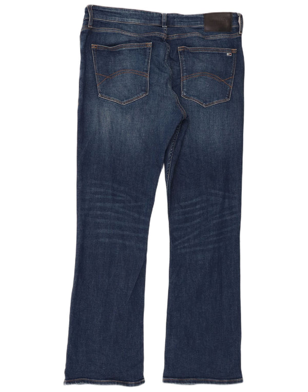 Tommy Hilfiger Herre Ryan Relaxed Fit Bootcut Jeans W34 L32 Blå Bomuld