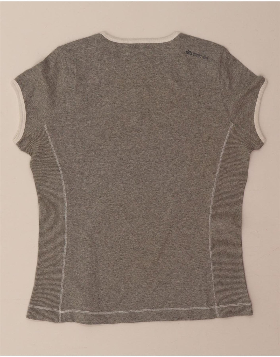 Champion Womens Heritage Classics Grafisk T-Shirt Top UK 14 Medium Grey