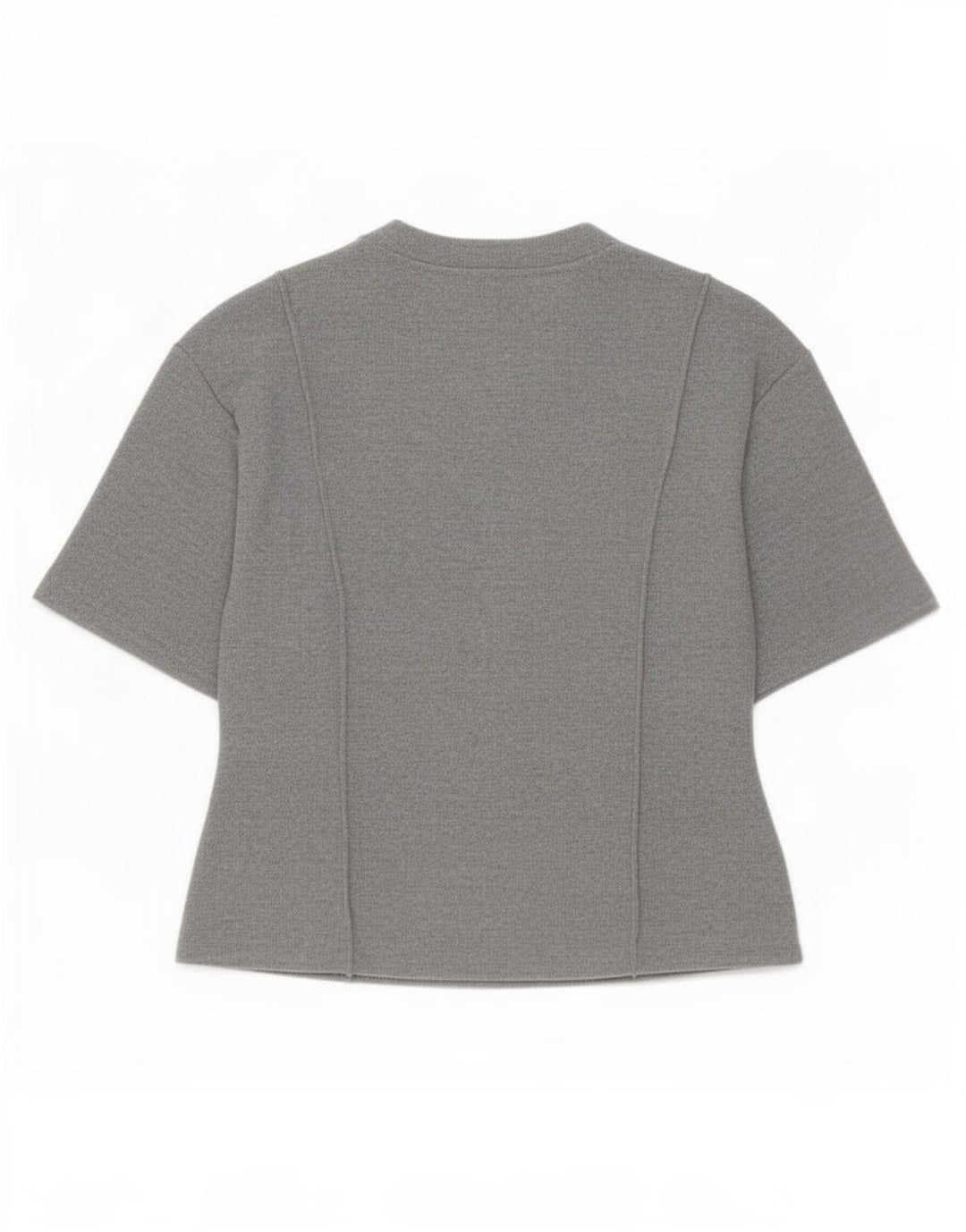 Marks & Spencer Dame T-Shirt Top UK 16 Stor Grå Polyester