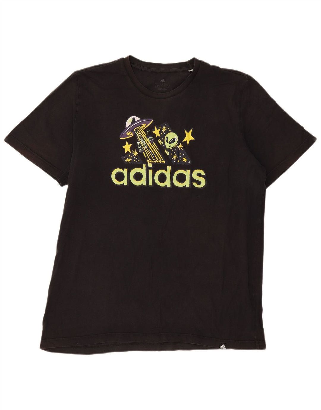 Adidas Grafisk T-shirt top til mænd, stor sort