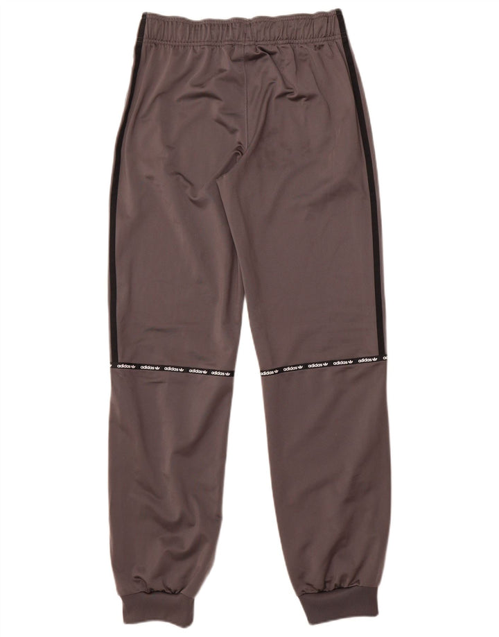 Adidas Drenge Træningsdragt Bukser Joggers 15-16 År Grå Polyester