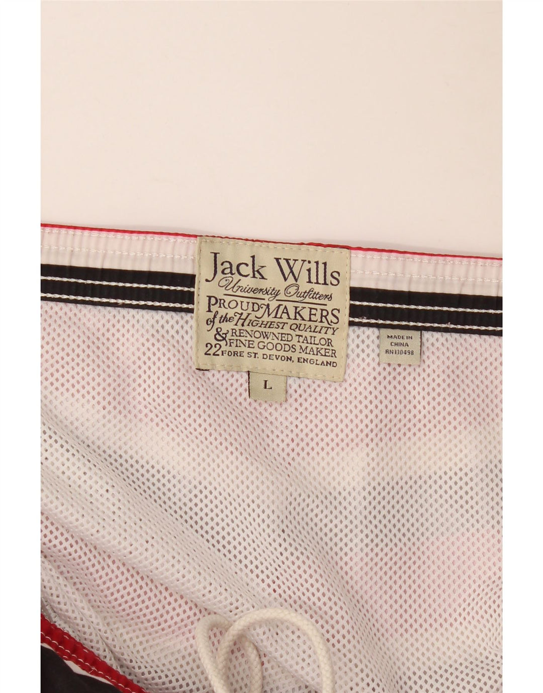 Jack Wills Badeshorts til mænd store rødstribede