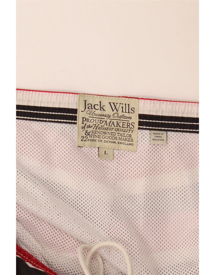 Jack Wills Badeshorts til mænd store rødstribede