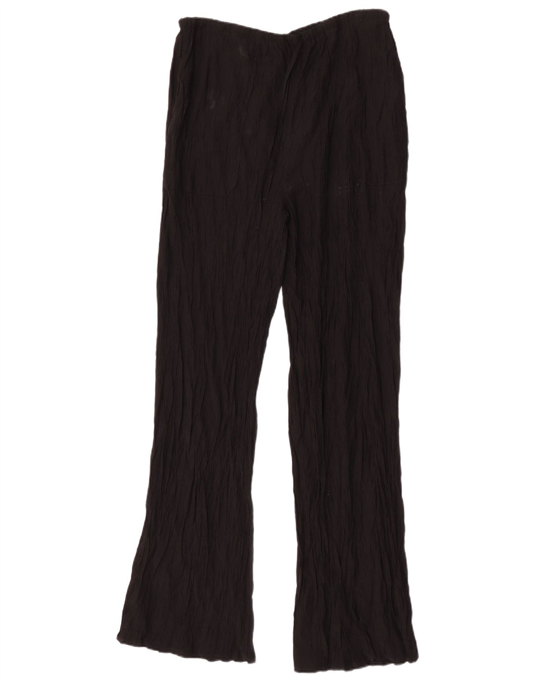 Zara Dame Flare Bukser XL W32 L32 Sort Viscose