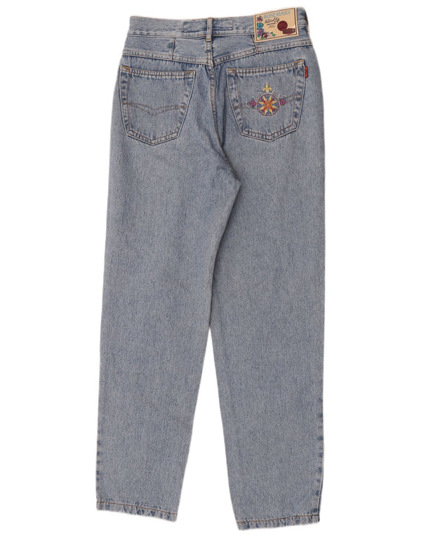 Mash Dame Rosemary Højtaljede tilspidsede Jeans IT 48 XL W29 L30 Blå Bomuld