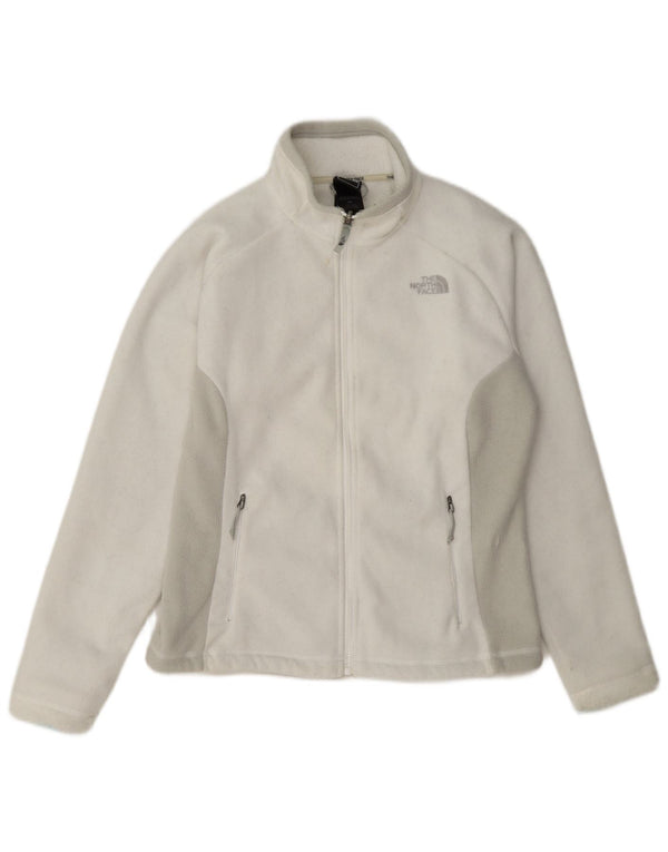 The North Face Fleecejakke til kvinder UK 10 Small White Colourblock Polyester