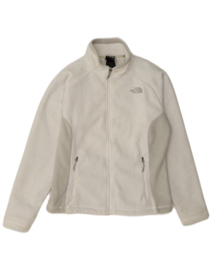 The North Face Fleecejakke til kvinder UK 10 Small White Colourblock Polyester