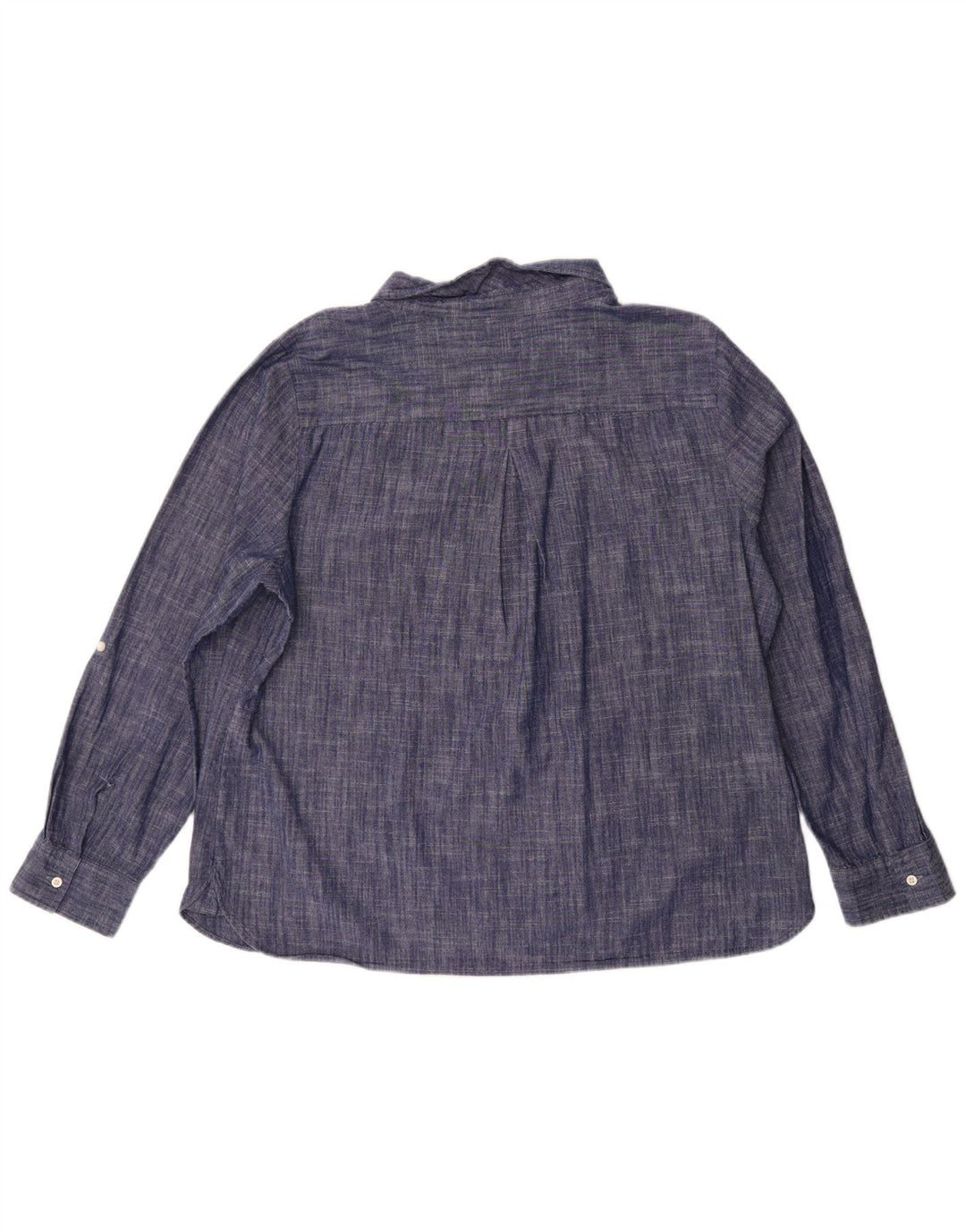 Tommy Hilfiger Dame Pullover Shirt UK 20 2XL Blå Flecked Bomuld