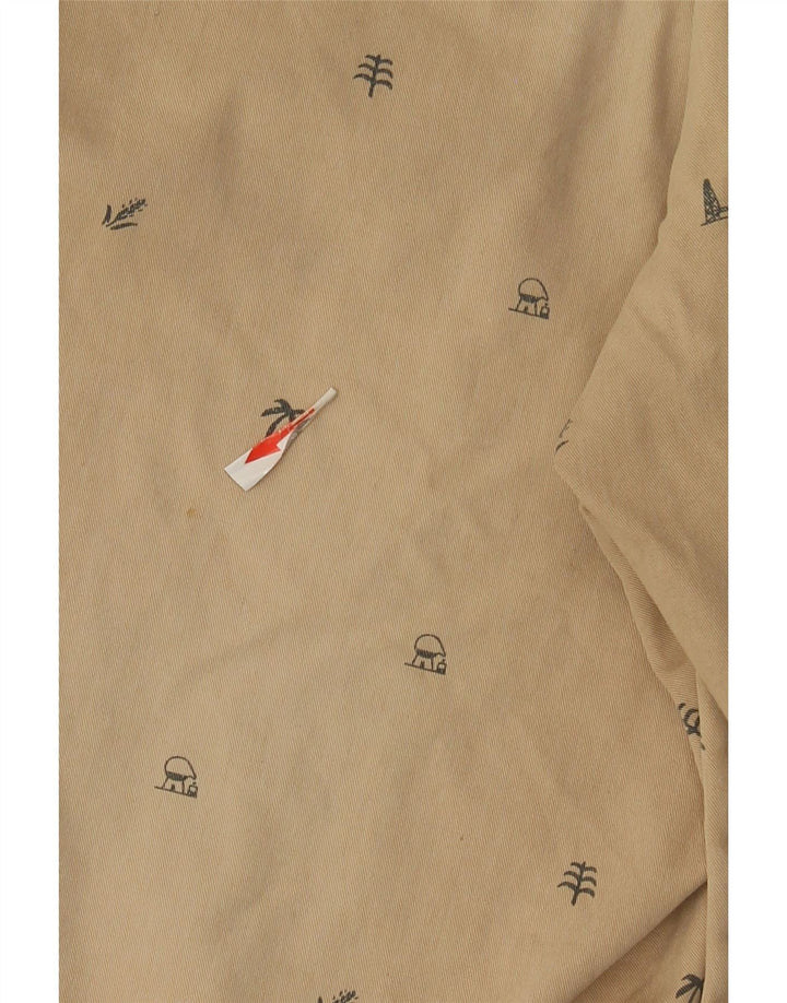 Carhartt Herre Abstrakt mønster Chino Shorts W30 Medium Beige Bomuld