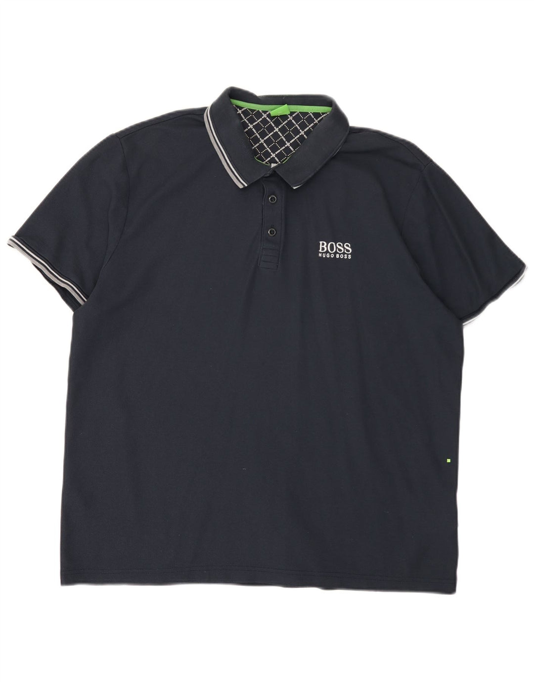 HUGO BOSS Polo skjorte til mænd 2XL marineblå bomuld