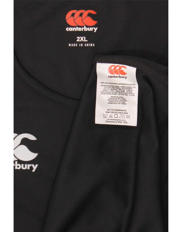 Canterbury Herrevest Top 2XL Sort Polyester
