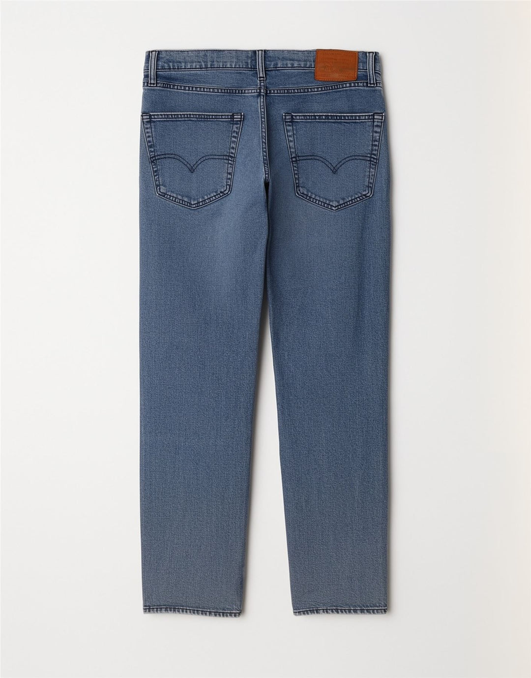 Levi's Herre 502 Straight Jeans W30 L30 Blå Bomuld