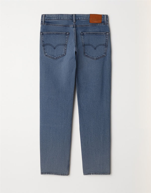 Levi's Herre 502 Straight Jeans W30 L30 Blå Bomuld