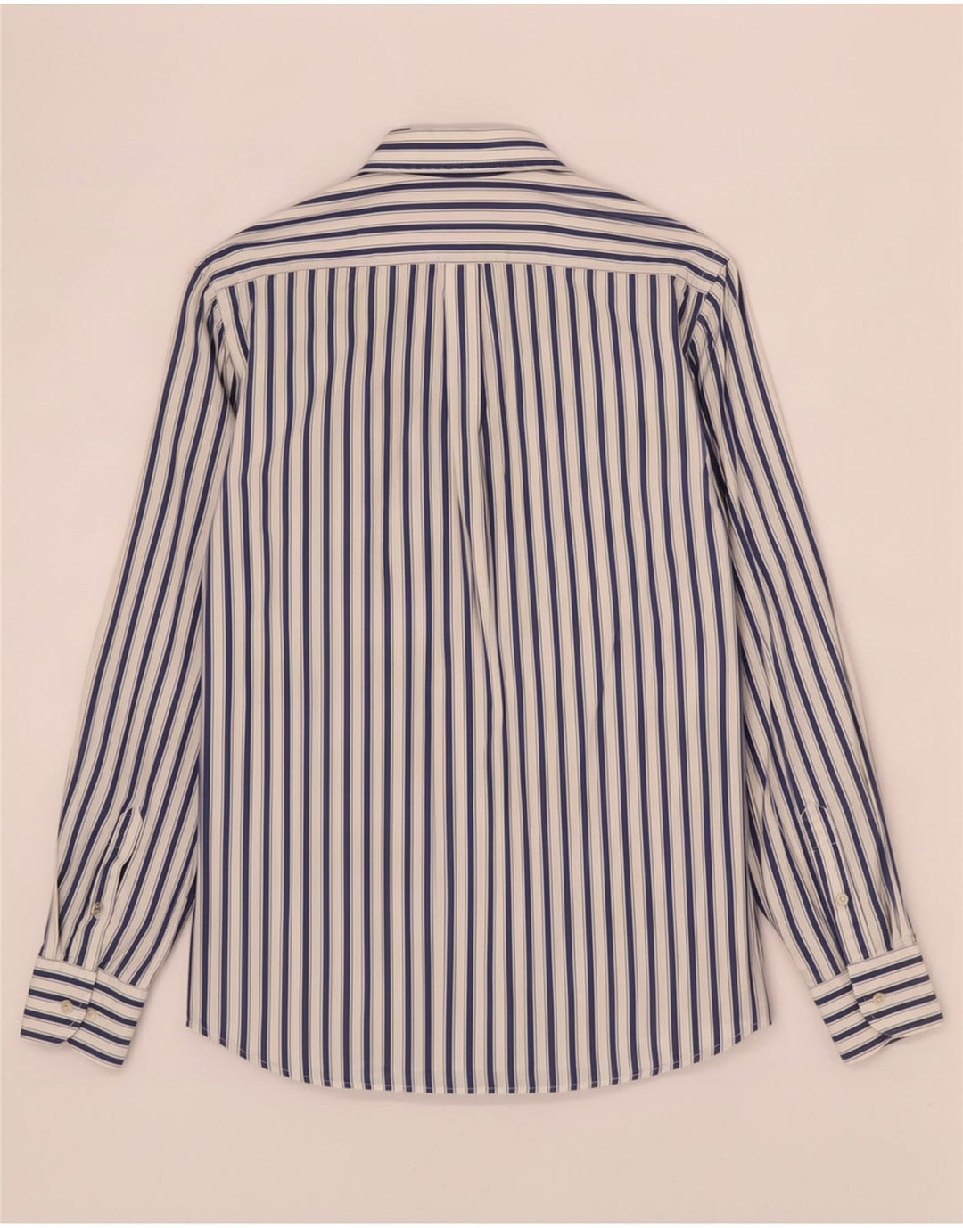 Harmont & Blaine Mens Shirt Large Blue Striped Cotton