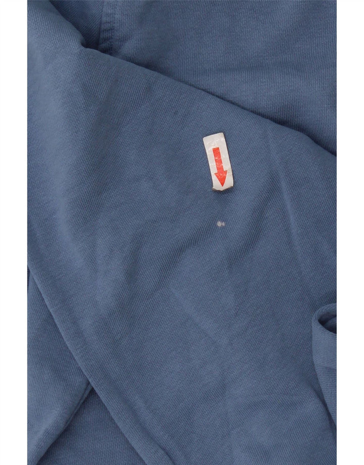 Marks & Spencer Dame Sweatshirt Jumper UK 14 Medium Blue Bomuld