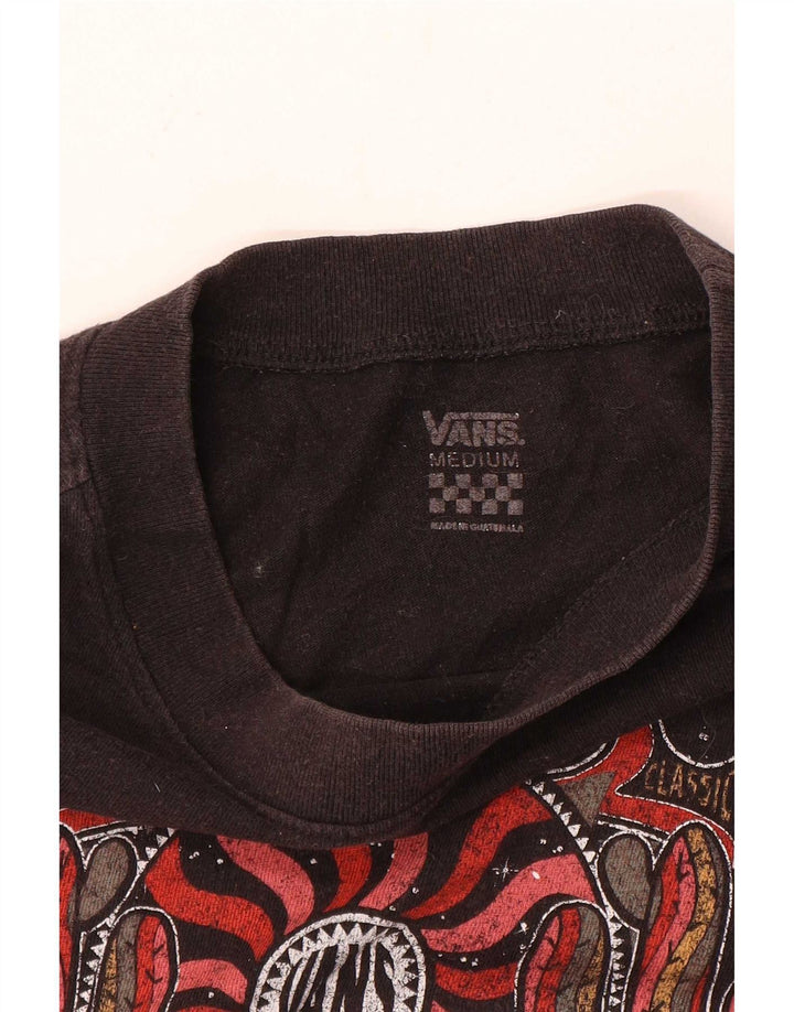 Vans Grafisk T-Shirt Top UK 14 Medium Sort
