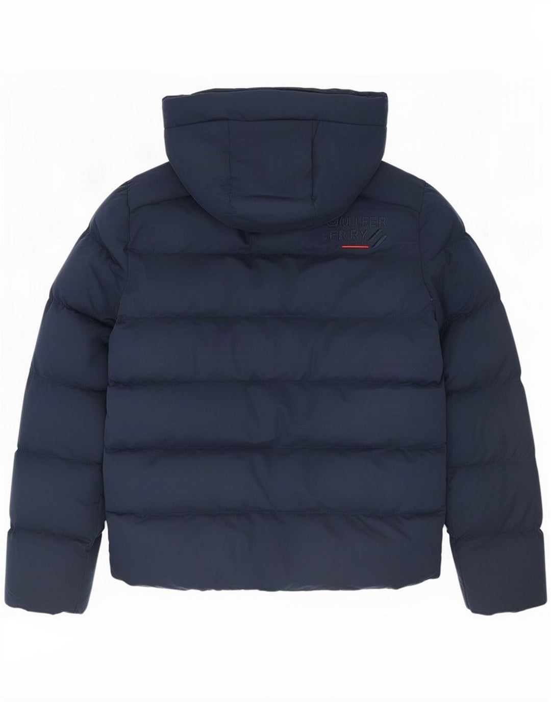 Superdry Herre hættepolstret jakke UK 36 Small Navy Blue Polyester