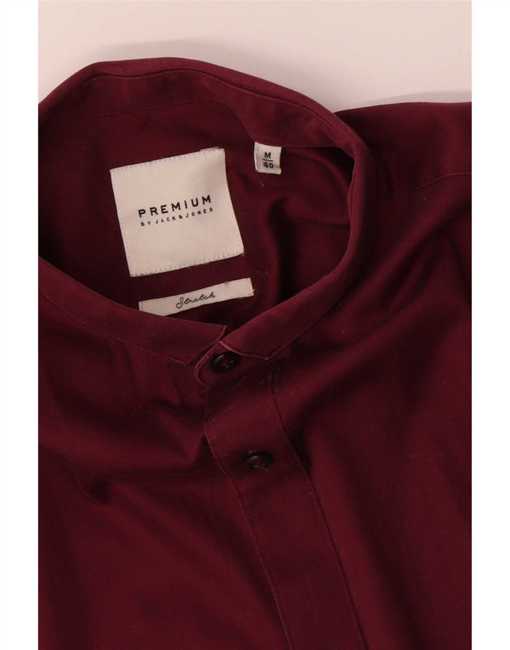Jack & Jones herreskjorte str. 40 Medium Bourgogne bomuld