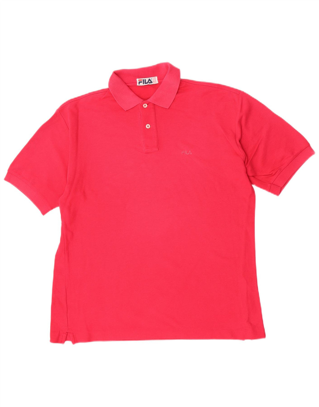 Fila Polo Shirt til mænd IT 48 Medium Pink Bomuld