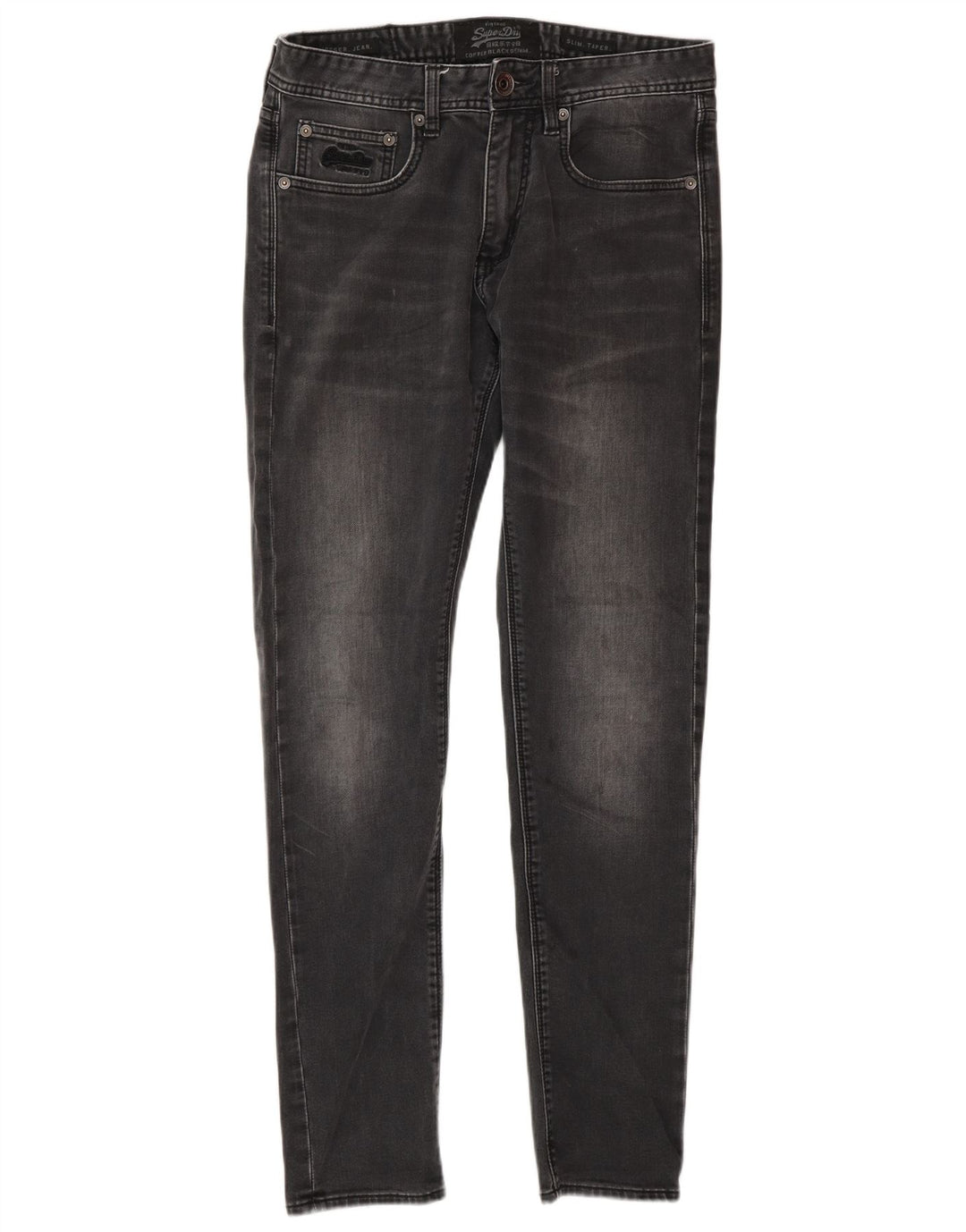 Superdry Herre Slim Tapered Jeans W30 L30 Grå Bomuld