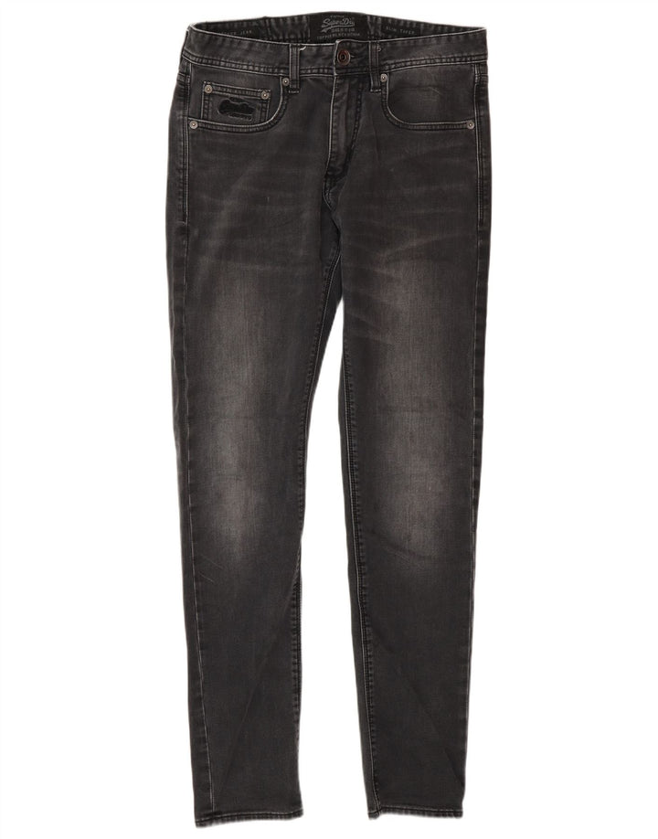 Superdry Herre Slim Tapered Jeans W30 L30 Grå Bomuld