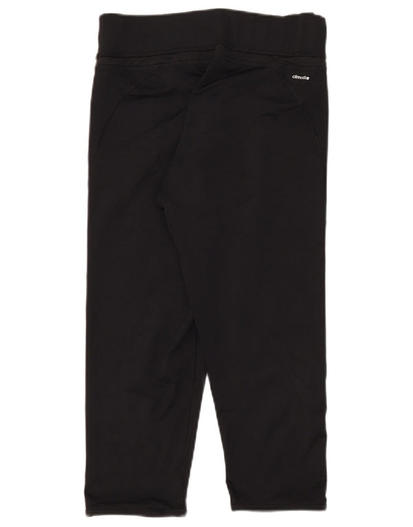 Adidas Dame Climalite Capri Leggings UK 12/14 Medium Black Polyester