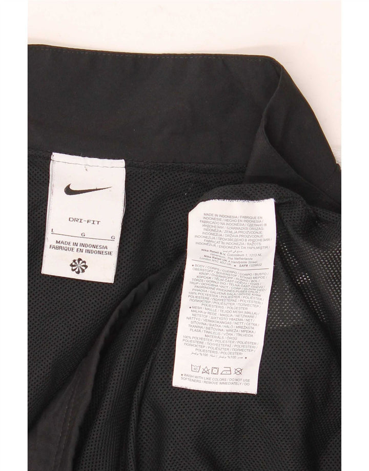 Nike Herre Dri Fit træningsdragt Topjakke Stor Sort Colourblock Polyester