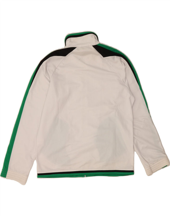 ERREA Mens Tracksuit Top Jacket Small Off White Colourblock Polyester Vintage Errea and Second-Hand Errea from Messina Hembry 