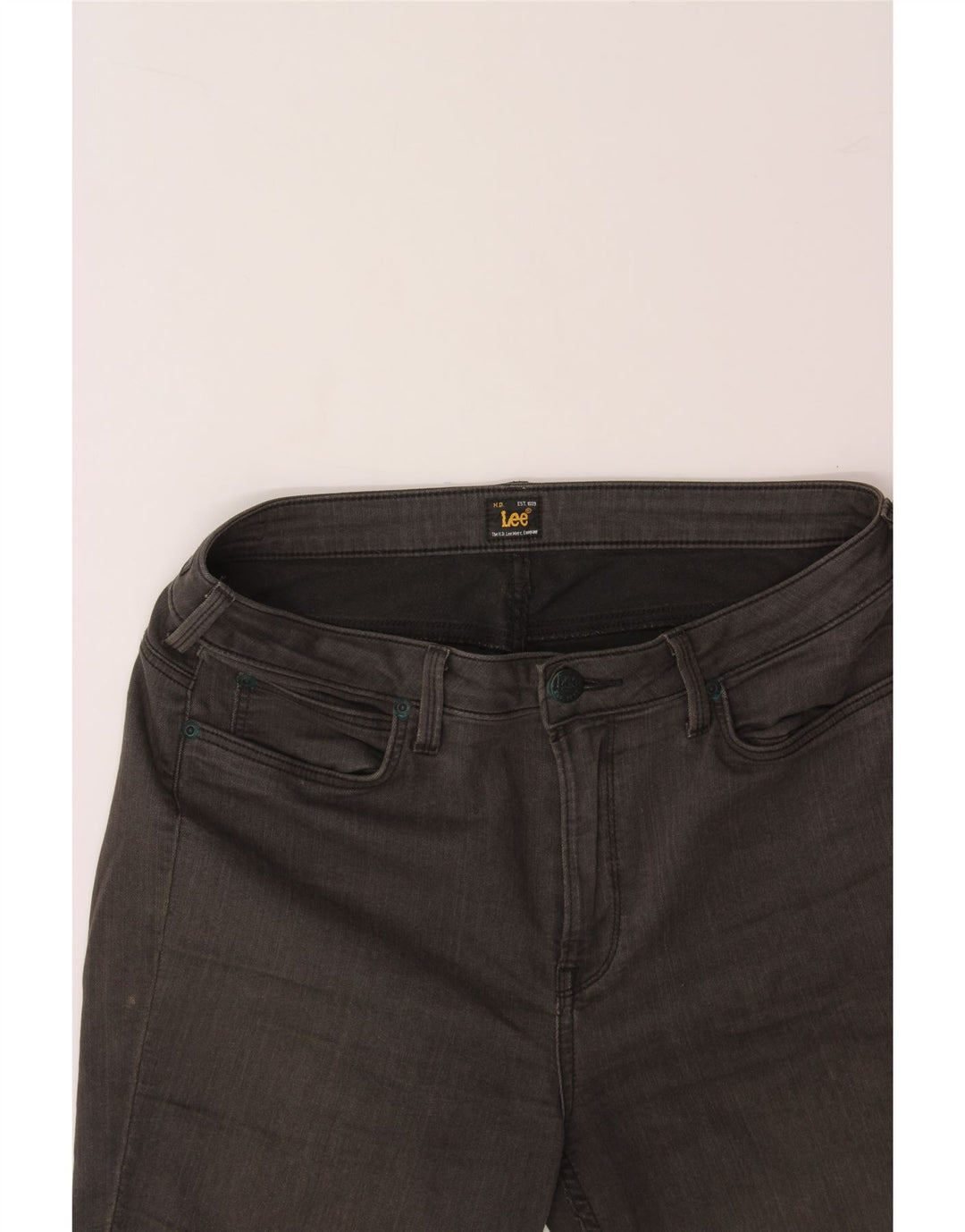 LEE Womens Skinny Jeans W32 L28 Grey Vintage Lee and Second-Hand Lee from Messina Hembry 
