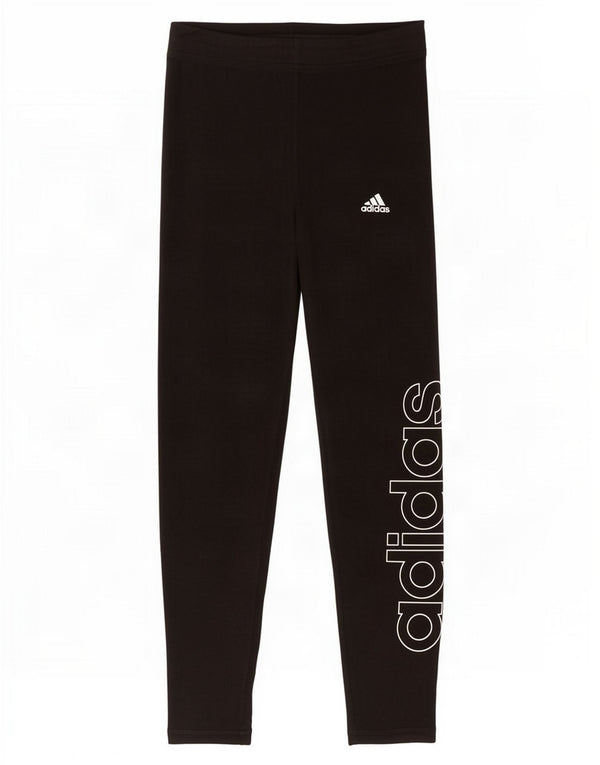 Adidas piger grafiske leggings 13-14 år sort bomuld