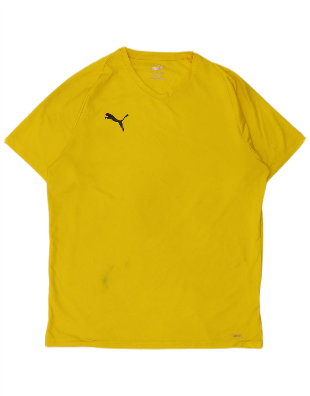 Puma Herre T-Shirt Top Stor Gul Polyester