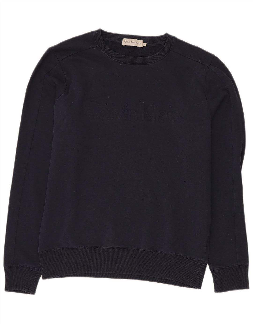 CALVIN KLEIN JEANS Grafisk sweatshirt til mænd, lille marineblå